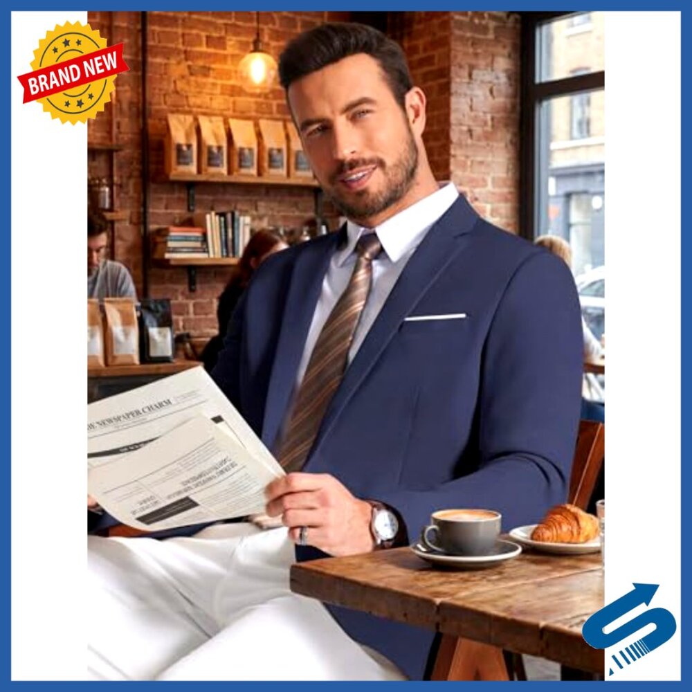 Lightweight Regular Fit Blazer One Button Sport C… - image 5